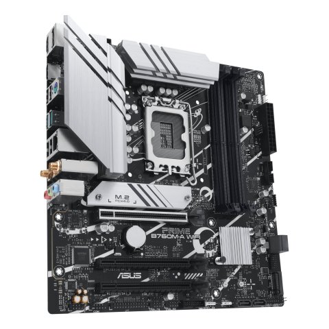 Pb Asus Tuf Gaming Prime B760m-a Wi Skt Lga1700 Microatx 2xddr5 Displayport Hdmi Lan 2.5gbps Usb 3.2