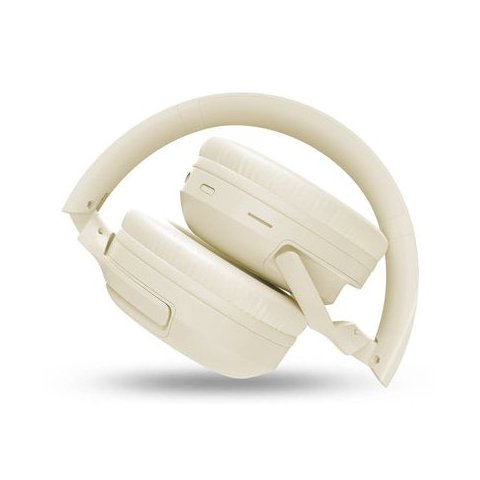 Auricular Bluetooth Energy Sistem Cream Rizz 50h De Bateria, Carga Rapida, Multidispositivo.