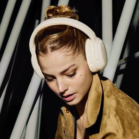 Auricular Bluetooth Energy Sistem Cream Rizz 50h De Bateria, Carga Rapida, Multidispositivo.