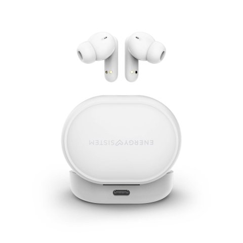 Auricular Intrauditivo Bluetooth Energy Sistem Chill Blanco Tws Anc Deep Bass 21h Ipx4 