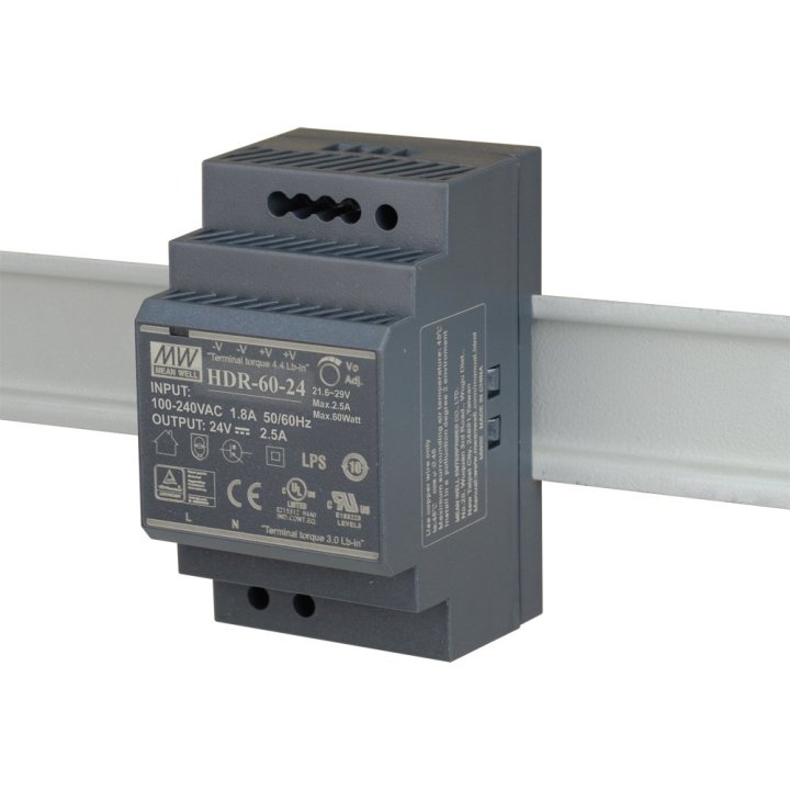 Fuente De Alimentación D-link Dis-h60-24 Para Switches Industriales 60w 24v Dc