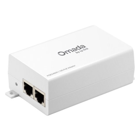Adaptador Poe Pasivo Tp-link Poe5460x 54v 60w 1x10gbps Con Kit De Montaje En Pared