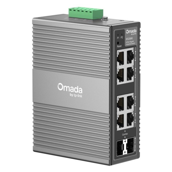 Switch Gestionable L2 Tp-link Ies208g 6xrj45 Gb 2xrj45/sfp Gb Diseño Industrial