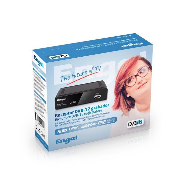 Receptor Dvb-t2  Domestico Axil Rt5130t2 Fhd Conexion Usb  Hdmi 