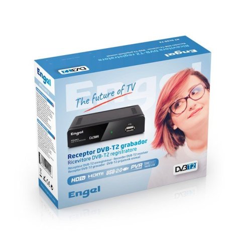 Receptor Dvb-t2  Domestico Axil Rt5130t2 Fhd Conexion Usb  Hdmi 