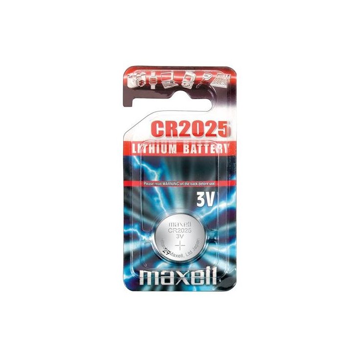 Pilas Cr2025 Maxell Cr2025-b5 3v Blister 5 Unidades (ecotasas Incluidas)