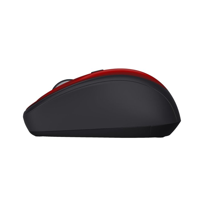 Mouse Trust Wireless Yvi+ Eco Rojo 1600dpi Ajustable 4 Botones