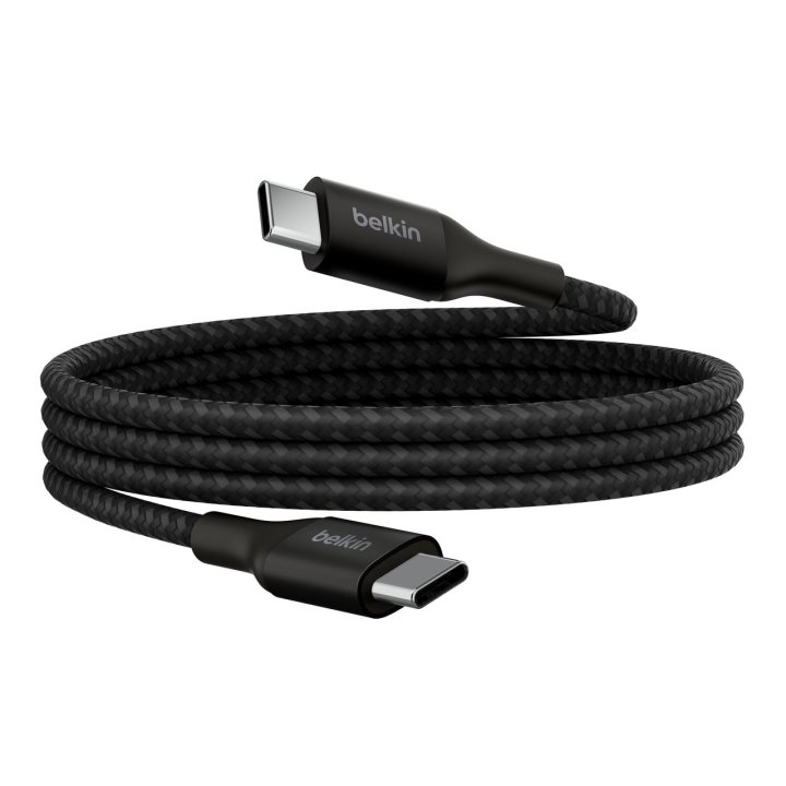 Cable Belkin Cab015bt1mbk Usb-c A Usb-c Boost Charge 1m 240w Doble Tranzado Negro	