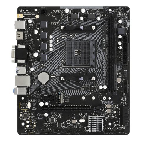 Pb Asrock A520m-hvs Skt Am4 2ddr4  2usb3,2 1m.2  4sata Glan 