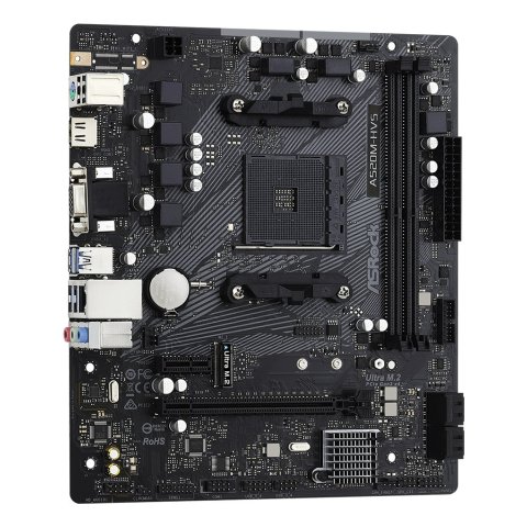 Pb Asrock A520m-hvs Skt Am4 2ddr4  2usb3,2 1m.2  4sata Glan 