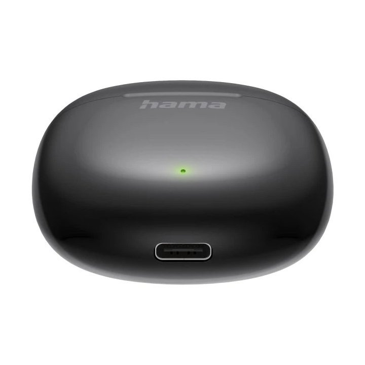 Auricular Intrauditivo Bluetooth Hama Action One Negro Tws Hasta 20h Microfono Tactil
