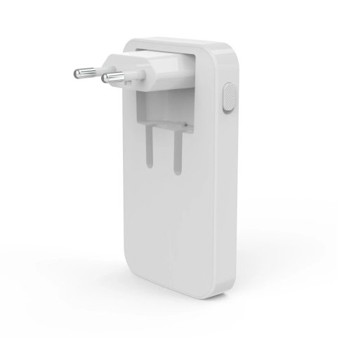 Cargador De Pared Hama 65w Plegable 2xusb-c Pd 1xusb-a Minicargador Color Blanco