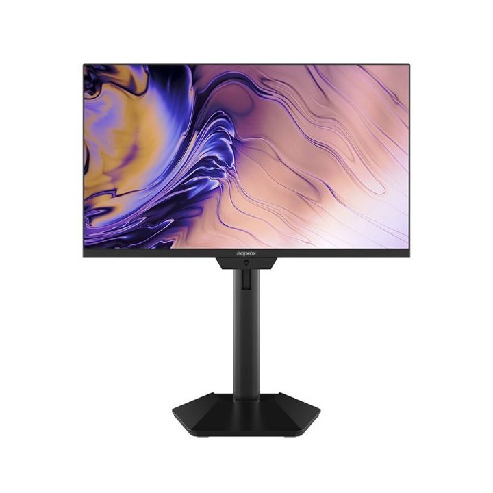Monitor 24" Hdmi Vga Approx Appm24swbv4 Fhd 120hz 4ms Webcam Regulable Altura Pivotante Altavoces