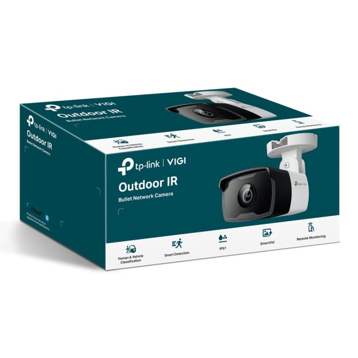 Camara Exterior Ip Tp-link Vigi C320i(4mm) Ip67 2mp H265+ Audio Bidireccional Poe