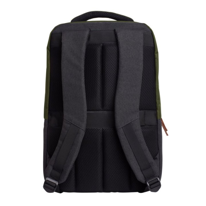 Mochila Trust Lisboa Color Verde Para Portatiles Hasta 16" 3 Compartimientos 23l