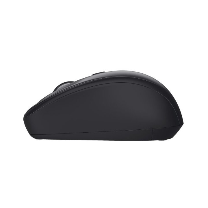 Mouse Trust Wireless Yvi+ Eco Negro 1600dpi Ajustable 4 Botones