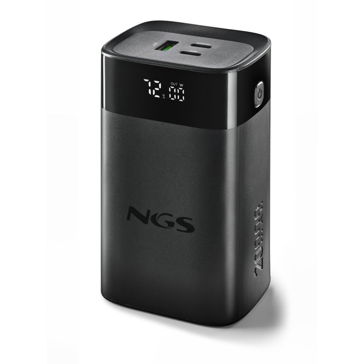 Powerbank Ngs Twix 20 20000 Mah 65w 2xusb-c Pd 1xusb-a Pantalla Digital Color Negro