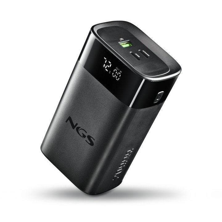 Powerbank Ngs Twix 20 20000 Mah 65w 2xusb-c Pd 1xusb-a Pantalla Digital Color Negro