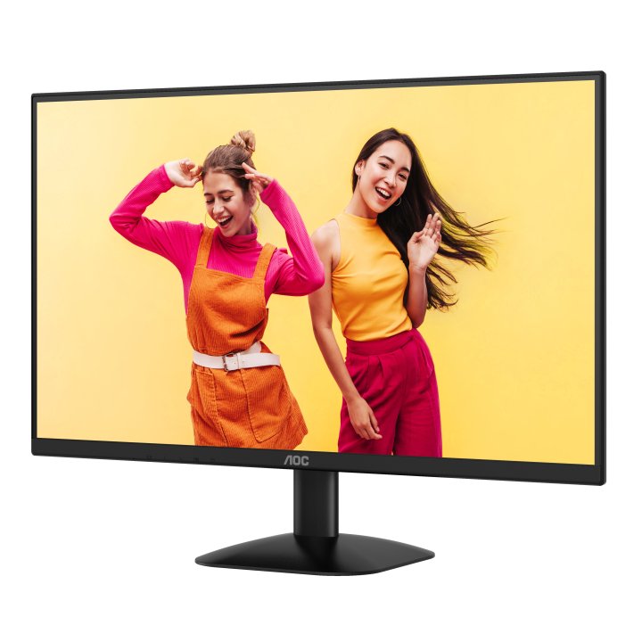 Monitor 27" Dp Hdmi Aoc Q27b35e Ips Qhd 2560x1440 1ms 75hz Vesa 100x100 Negro