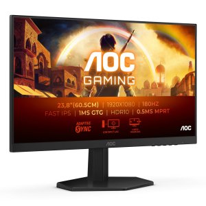 Monitor 24" Dp Hdmi Aoc 24g42e Ips Fhd 0.5ms 180hz Vesa 100x100 Negro 2