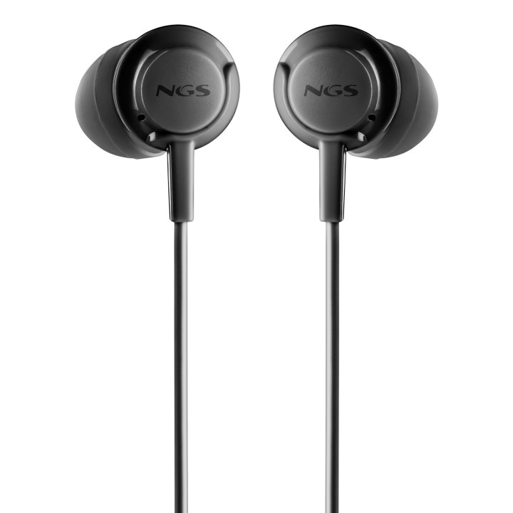Auricular Intrauditivo Ngs Cross Flip Negro Jack 3.5mm Microfono Cable 120cm Controles