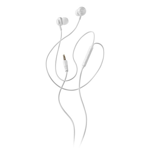 Auricular Intrauditivo Ngs Cross Flip Blanco Jack 3.5mm Microfono Cable 120cm Controles