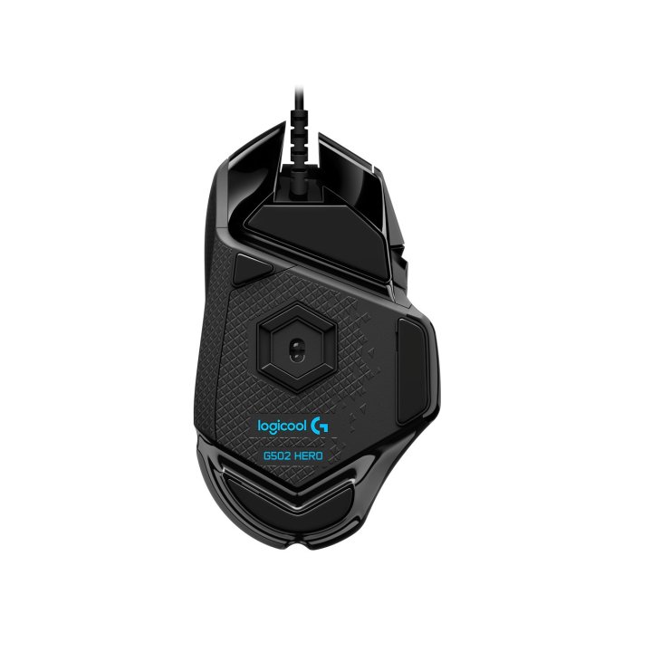 Mouse Logitech Gaming G502 Hero 16000dpi 11 Botones Color Negro 910-005471