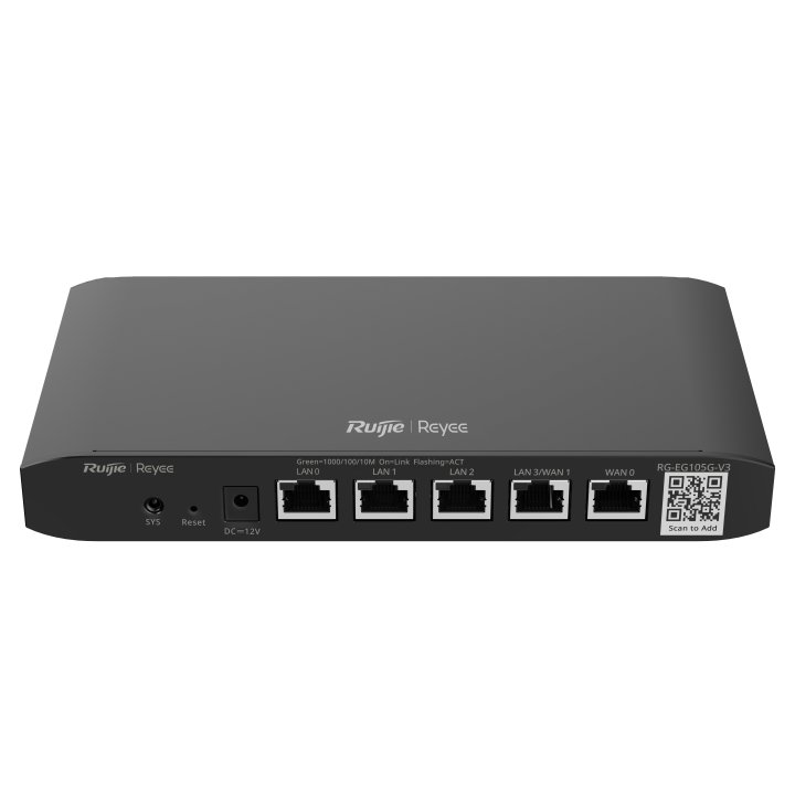 Router Vpn Ruijie Rg-eg105g-v3 5xgb Vpn Dual...