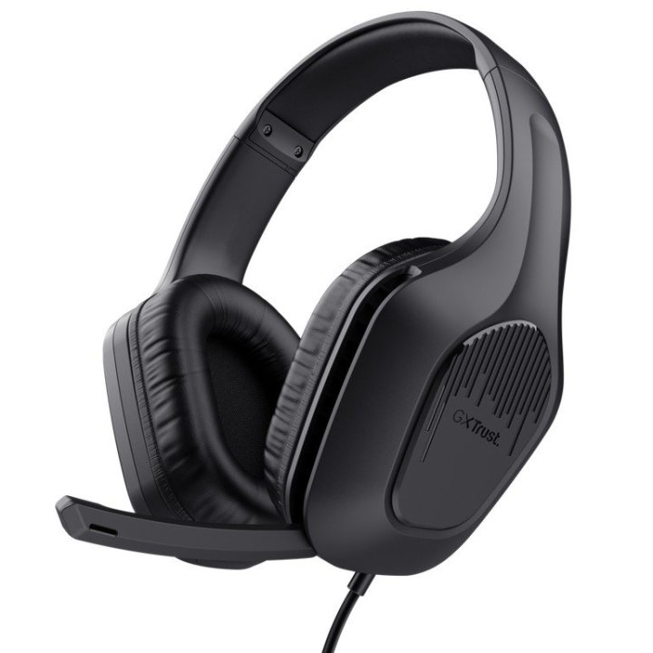 Headset Trust Gxt 417 Zirox Negro Cable 120cm Jack 3.5mm 