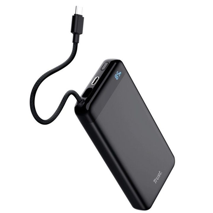 Powerbank Trust Fiera 20000mah Color Negro...