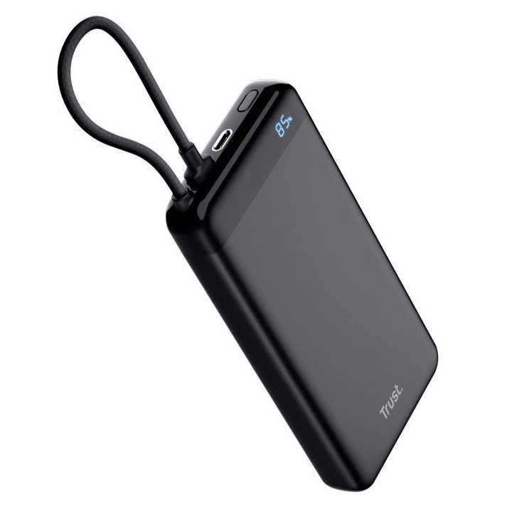 Powerbank Trust Fiera 20000mah Color Negro...