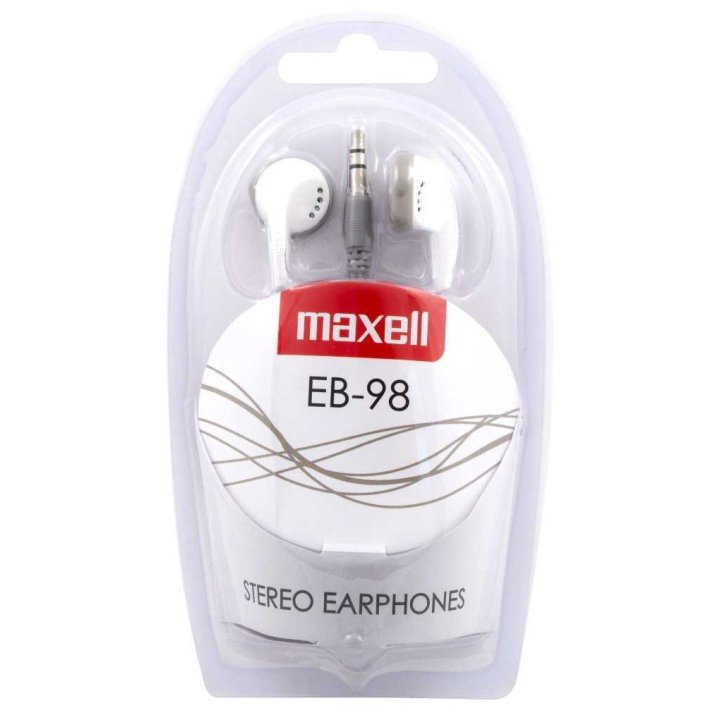 Auricular Intrauditivo Maxell Eb-98 Blanco Jack...