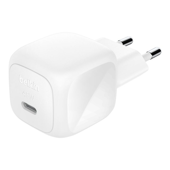 Cargador Usb Belkin Wca013kqwh Usb-c Pd 45w Color Blanco