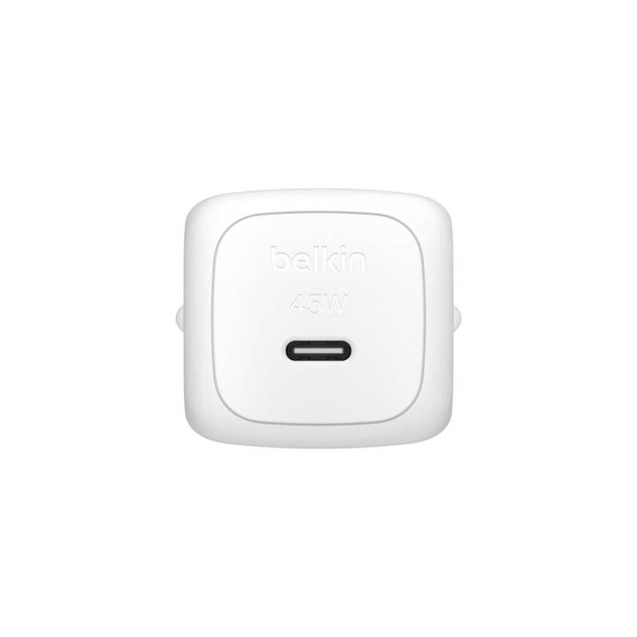 Cargador Usb Belkin Wca013kqwh Usb-c Pd 45w Color Blanco