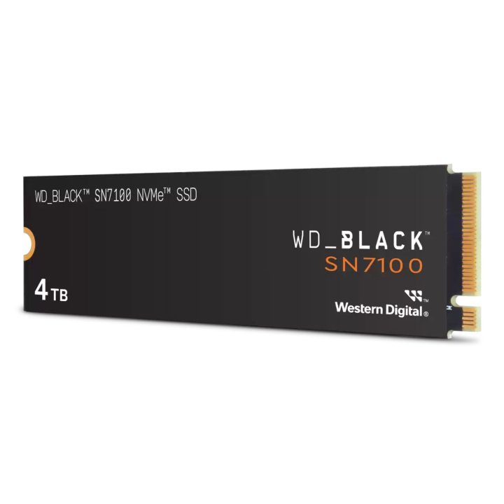 Disco M.2 Nvme 4tb Wd Sn7100 Black Pcie 4.0 Read 7250mbps Write 6700mbps Wds400t4x0e