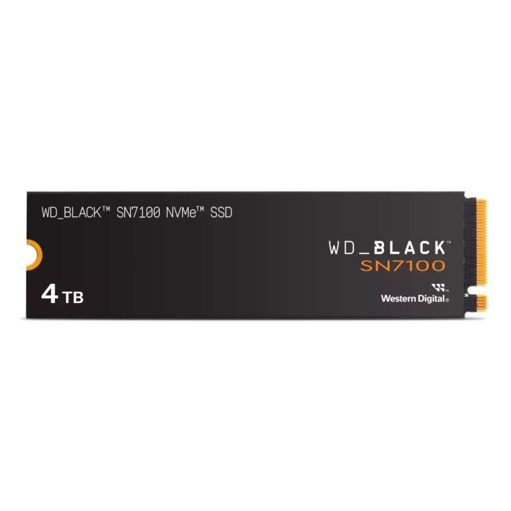 Disco M.2 Nvme 4tb Wd Sn7100 Black Pcie 4.0 Read 7250mbps Write 6700mbps Wds400t4x0e