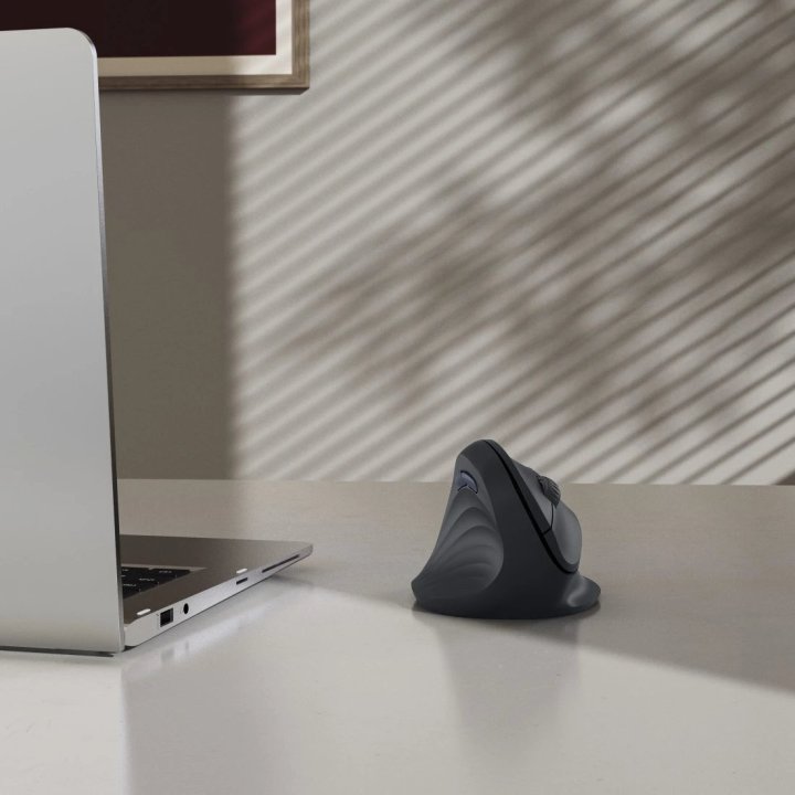 Mouse Hama Wireless Ergo Emw-500l Dpi 1000-1800 
7 Botones Color Negro Para Zurdos