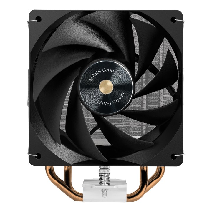 Ventilador Con Disipador De Cpu Mars Gaming Mcpux4w Negro Pwm Si 120mm Tdp 230w 