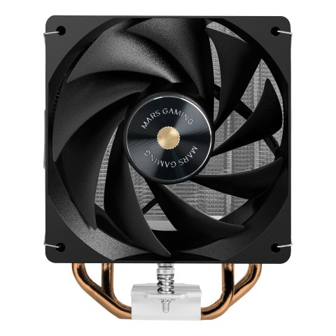 Ventilador Con Disipador De Cpu Mars Gaming Mcpux4w Negro Pwm Si 120mm Tdp 230w 