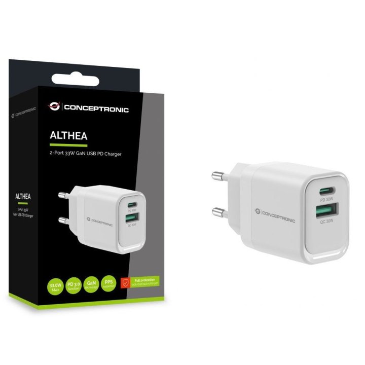 Cargador Usb Conceptronic 33w Althea1933...