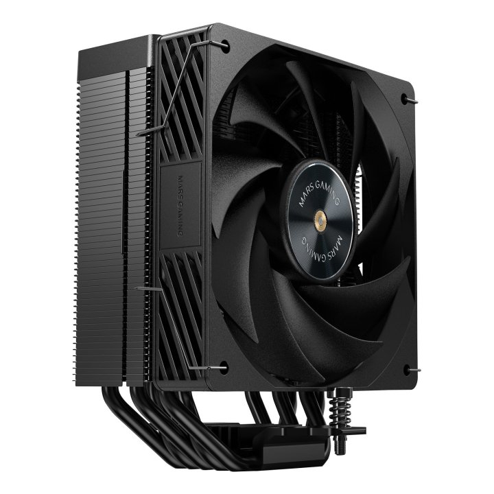 Ventilador Con Disipador De Cpu Mars Gaming Mcpux5 Black Pwm Si 120mm Tdp 280w 