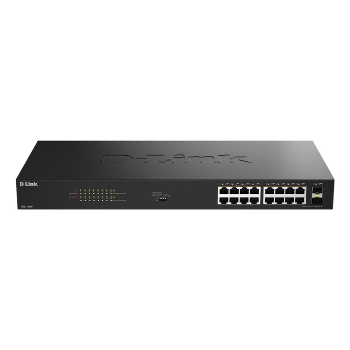 Switch No Gestionable D-link Dgs-1018p e 16p Giga Poe+(240w)+2p Sfp