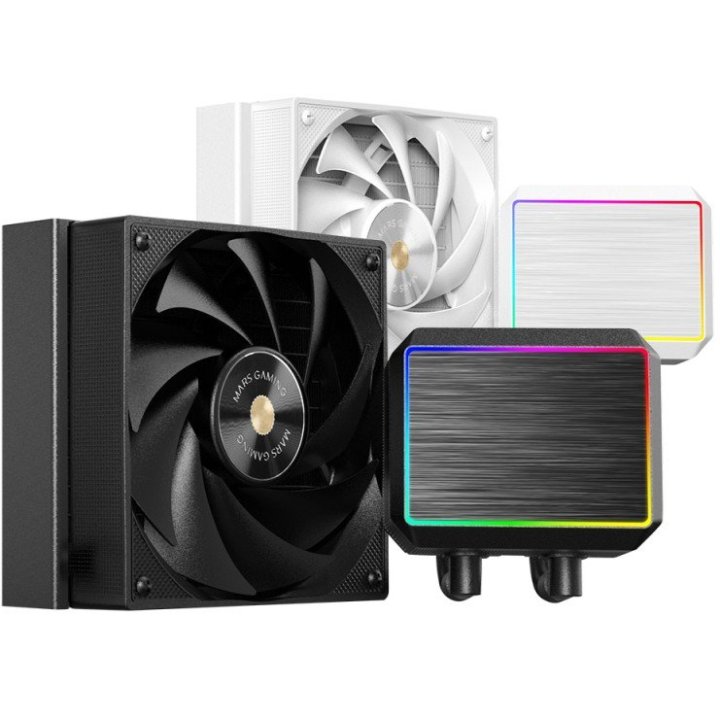Sistema De Refrigeracion Liquida Mars Gaming Mlproii120 1x120mm 300w Tdp Pantalla Lcd Negro