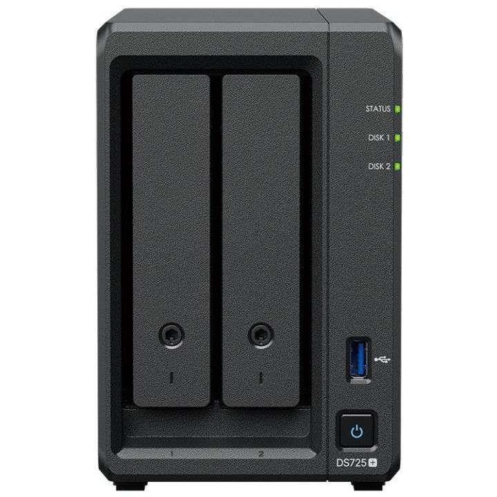 Servidor Nas Synology Ds725+  2 Bahias 4gb Ram Raid Jbod,0,1,5,6,10 
