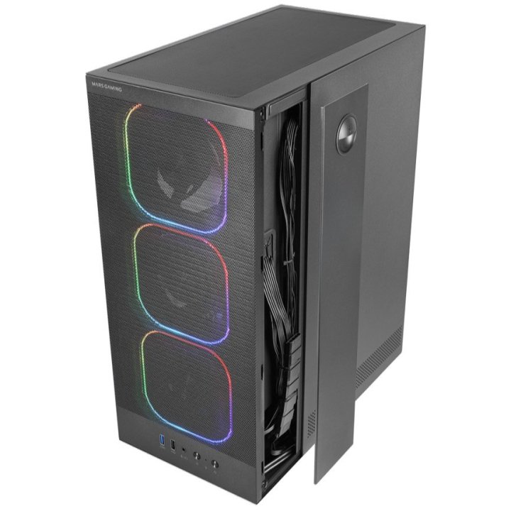 Caja Atx Semitorre Mars Gaming Mcnebula Lateral...