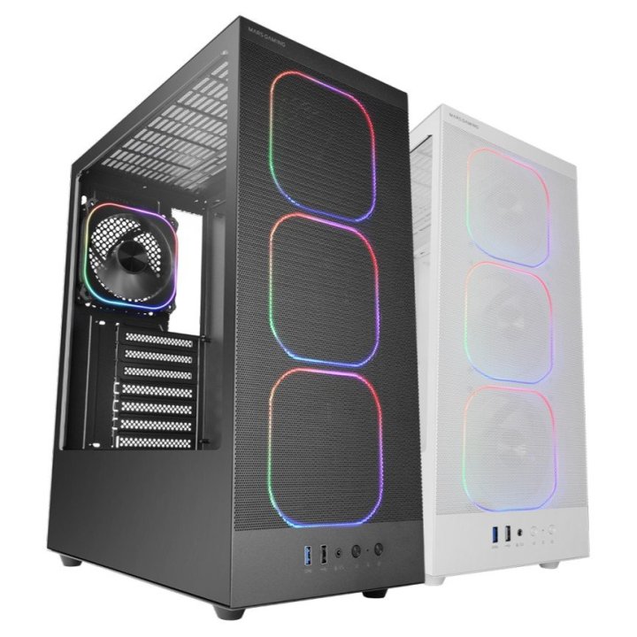 Caja Atx Semitorre Mars Gaming Mcnebula Lateral...