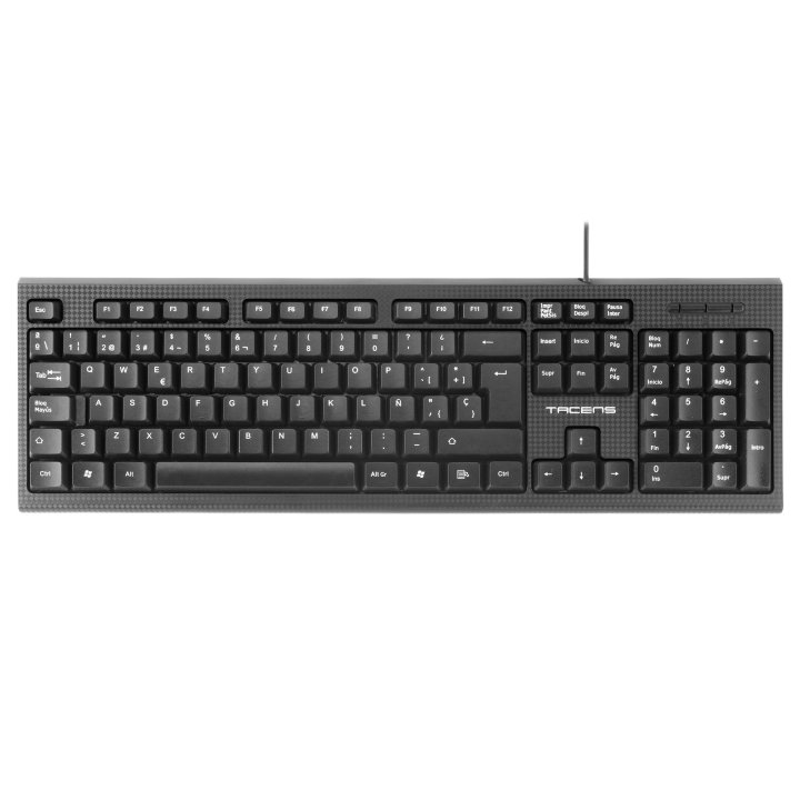 Teclado Tacens Anima Ak02es Usb Silencioso Perfil Bajo Copilot Ai Compatible Pc/mac Negro Español