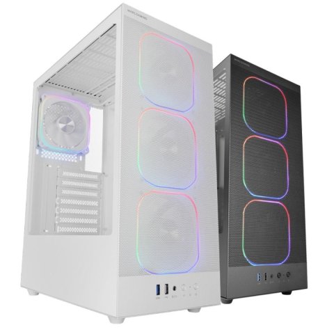 Caja Atx Mars Gaming Mcnebulaw Lateral Cristal...