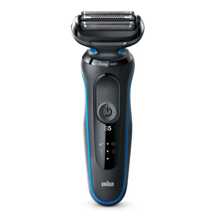 Afeitadora Braun Serie 5 50m1000s 3 Laminas Flexibles Easyclean Bateria De Litio 50min Carga Rapida 
