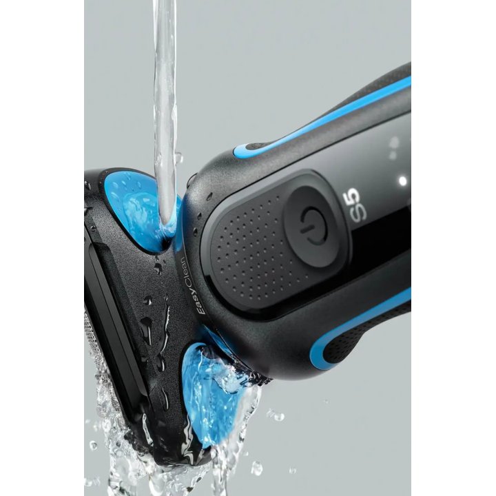 Afeitadora Braun Serie 5 50m1000s 3 Laminas Flexibles Easyclean Bateria De Litio 50min Carga Rapida 